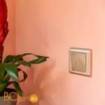 Выключатель одноклавишный проходной (шампань рифленый) Werkel W1112010 a051435 - Фото 0