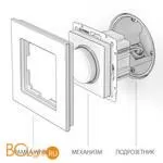 Диммер (cеребряный рифленый) Werkel W1142009 a051367 - Фото 1