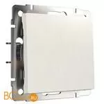 Выключатель одноклавишный (перламутровый рифленый) Werkel W1110013 a051168