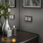 Сенсорный выключатель двухклавишный с подсветкой (серебряный) Werkel W4520106 a047895 - Фото 5