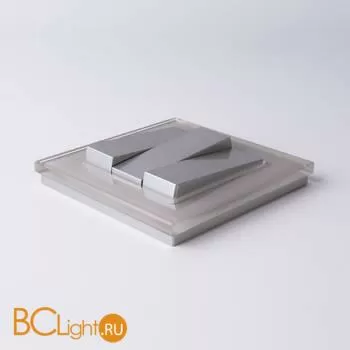 Выключатель трехклавишный (серебряный) Werkel W1130006 a051503 - Фото 1