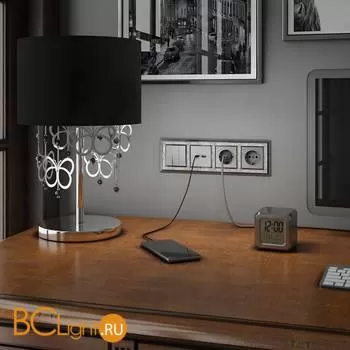 Выключатель трехклавишный (серебряный) Werkel W1130006 a051503 - Фото 0