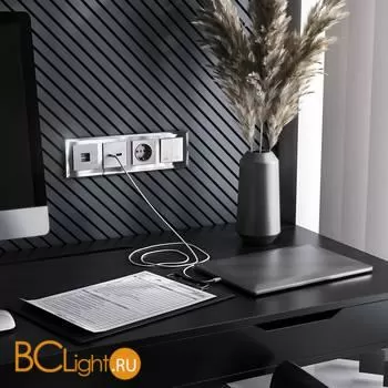 Выключатель жалюзи (серебряный) Werkel W1124506 a051511 - Фото 0