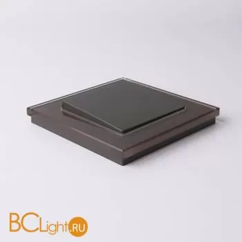 Выключатель одноклавишный (серо-коричневый) Werkel W1110007 a050847 - Фото 0