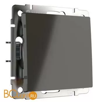 Выключатель одноклавишный проходной (серо-коричневый) Werkel W1112007 a050833