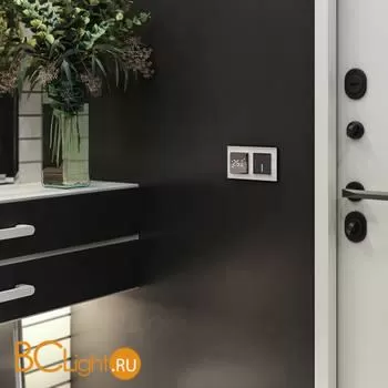 Сенсорный выключатель одноклавишный Умный дом (черный) Werkel W4510608 a048326 - Фото 3