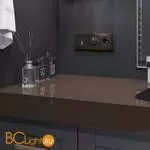 Сенсорный выключатель одноклавишный Умный дом (черный) Werkel W4510608 a048326 - Фото 1