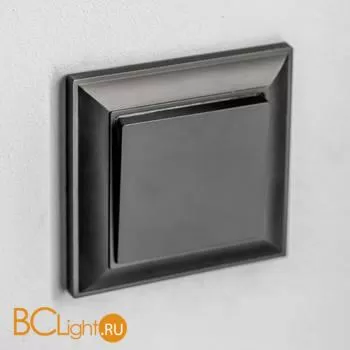 Выключатель одноклавишный (черный матовый) Werkel W1110008 a051608 - Фото 0