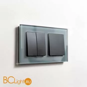 Выключатель одноклавишный (черный матовый) Werkel W1110008 a051608 - Фото 6