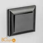 Выключатель одноклавишный (черный матовый) Werkel W1110008 a051608 - Фото 0