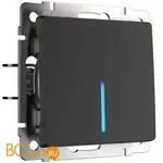 Выключатель одноклавишный с подсветкой (черный матовый) Werkel W1110108 a051599