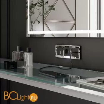 Сенсорный выключатель двухклавишный с подсветкой (черный) Werkel W4520108 a047867 - Фото 2