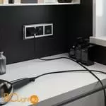 Сенсорный выключатель двухклавишный с подсветкой (черный) Werkel W4520108 a047867 - Фото 4