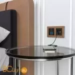 Сенсорный выключатель двухклавишный с подсветкой (черный) Werkel W4520108 a047867 - Фото 7