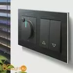 Выключатель жалюзи (черный матовый) Werkel W1124508 a051607 - Фото 0