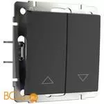 Выключатель жалюзи (черный матовый) Werkel W1124508 a051607