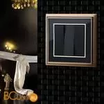 Выключатель трехклавишный (черный матовый) Werkel W1130008 a051596 - Фото 0