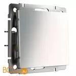 Выключатель одноклавишный проходной (глянцевый никель) Werkel W1112002 a051092