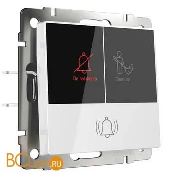 Кнопка звонка с индикацией для отелей (белый) Werkel W1114601 a054308