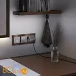 Сенсорный выключатель двухклавишный с подсветкой 1000 Вт (серебряный) Werkel W4520006 a057681 - Фото 4