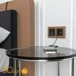 Сенсорный выключатель двухклавишный с подсветкой 1000 Вт (черный) Werkel W4520008 a057679 - Фото 8